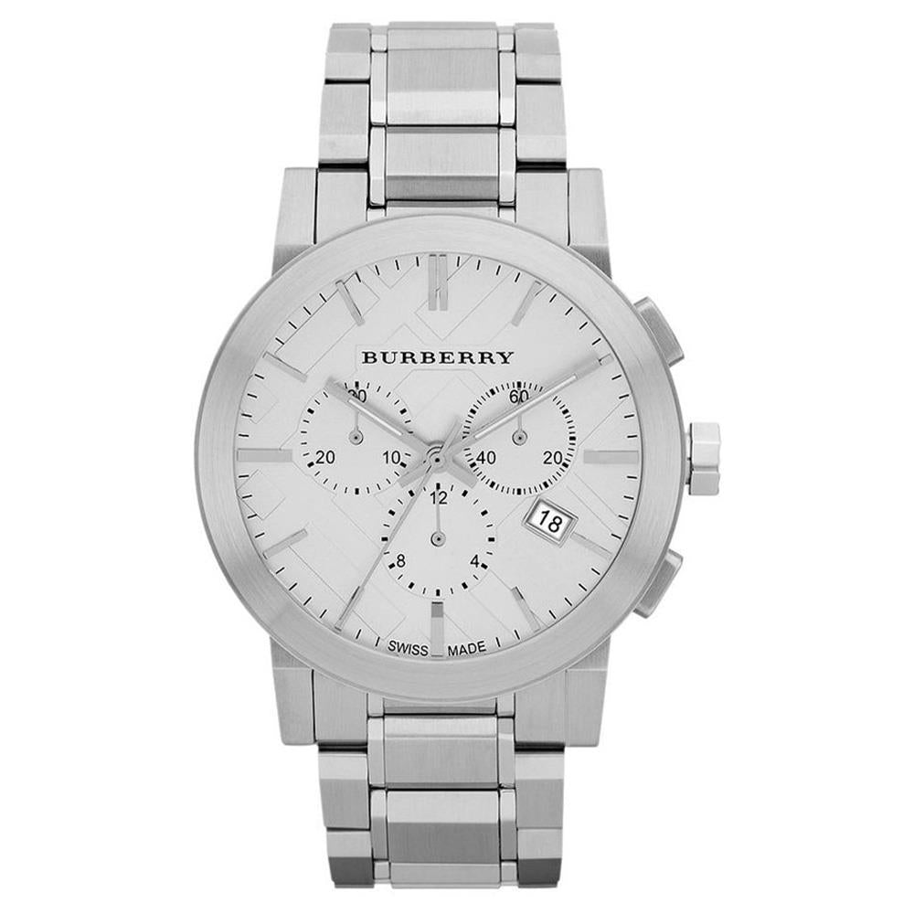 Burberry BU9350 Large Check Stainless Steel Bracelet Men's Watch Burberry BU9350 Large Check Stainless Steel Bracelet Men's Watch